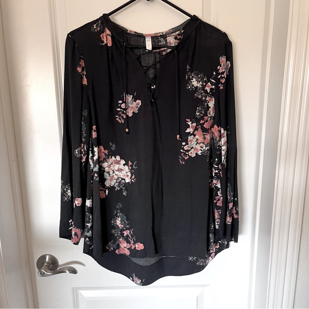 Gentle Fawn lace up blouse